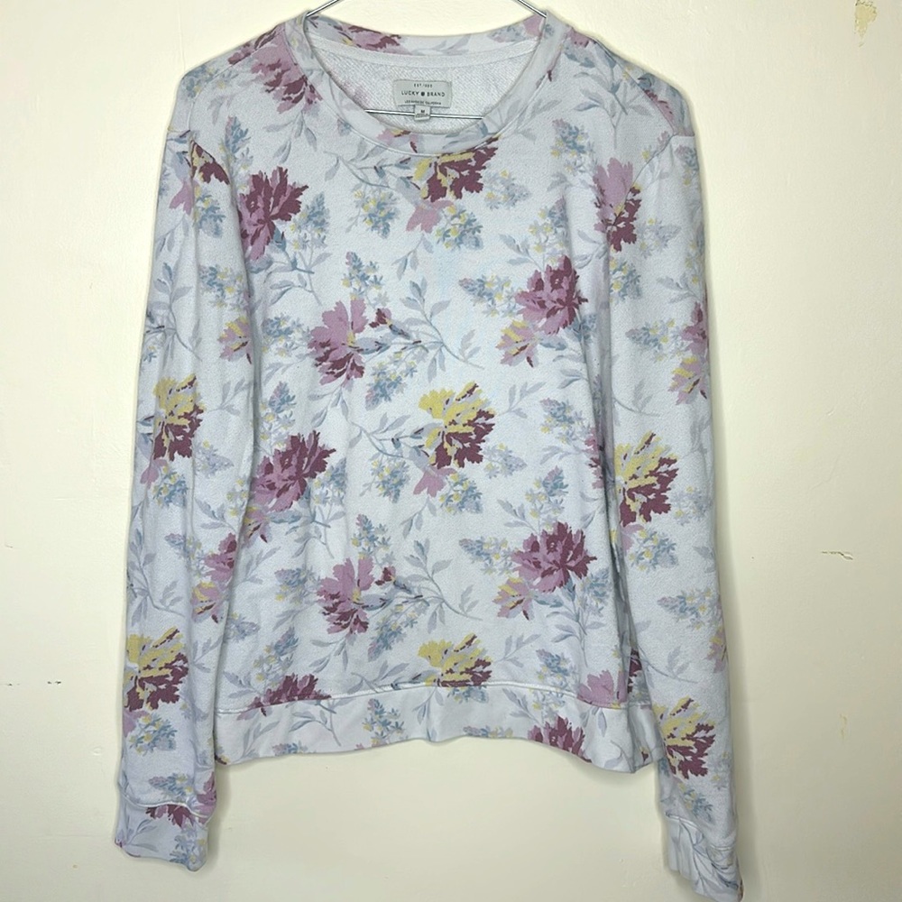 Lucky Brand Women’s Floral Sweatshirt